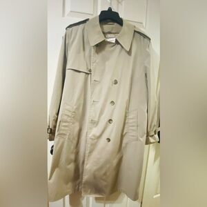 London Fog Men's Tan Trench Coat Sz.44
